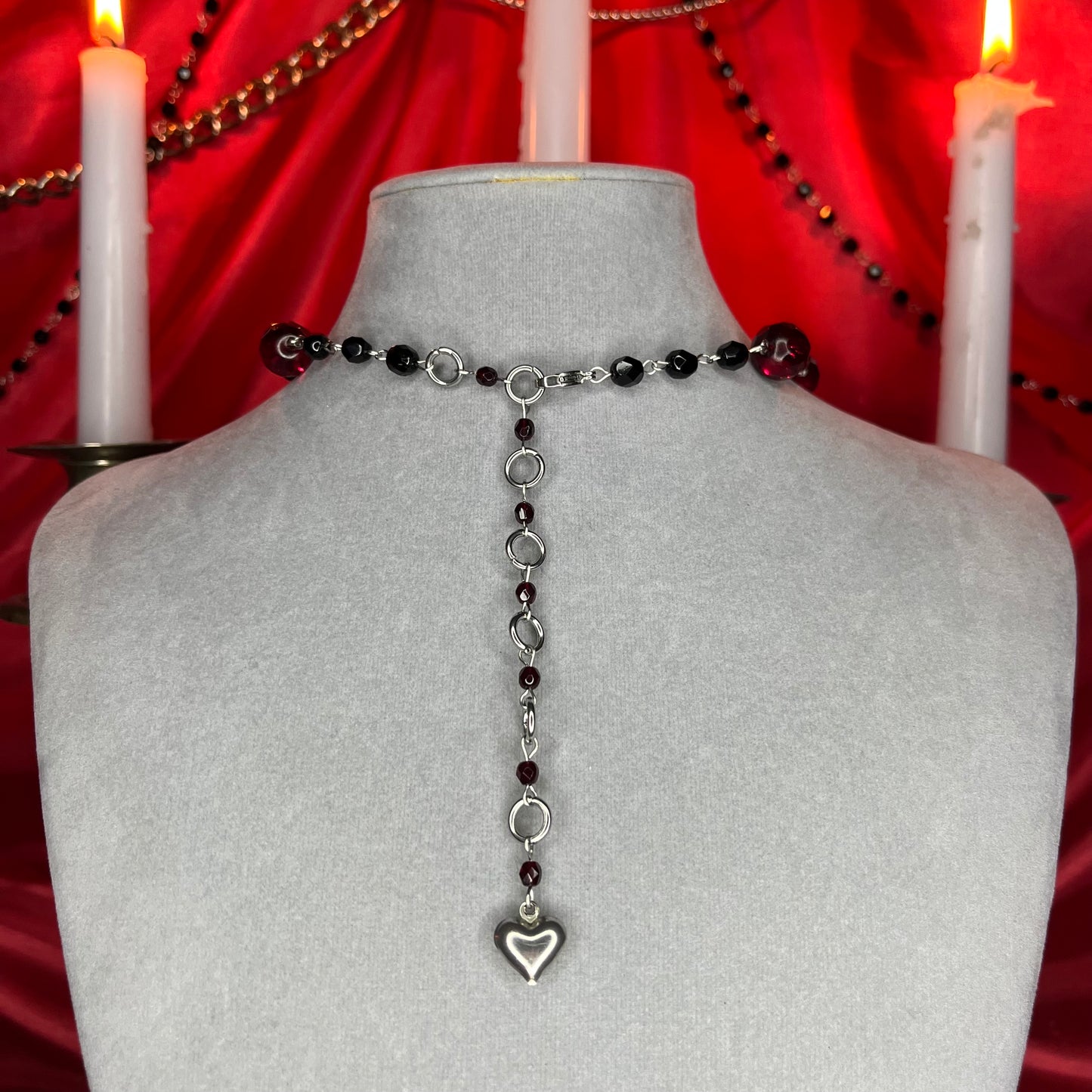 ⋆♱ ‘ Not In Love ‘ Mini Rosary Necklace ♱⋆