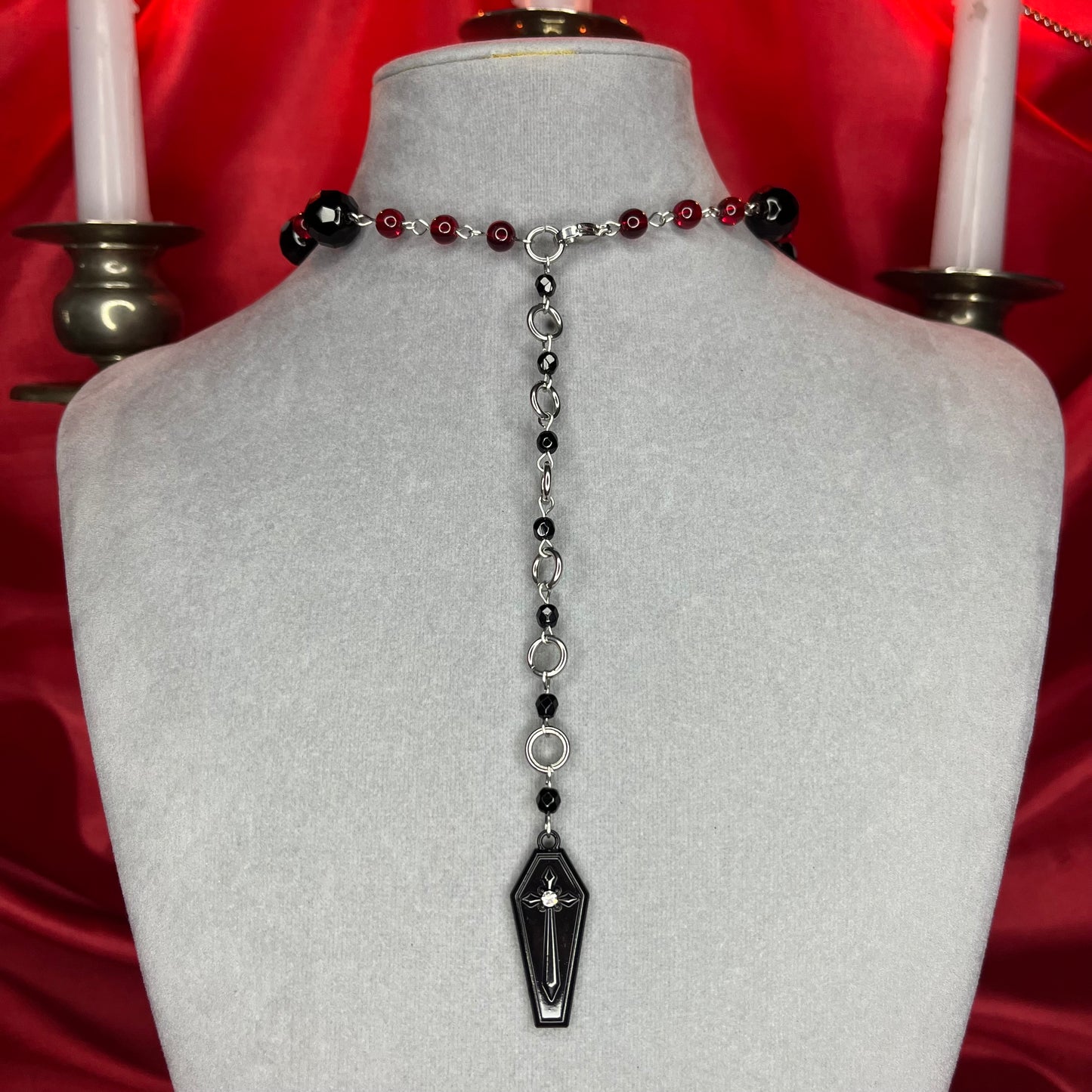 ⋆♱ ‘All Hail Me’ Mini Rosary Necklace ♱⋆