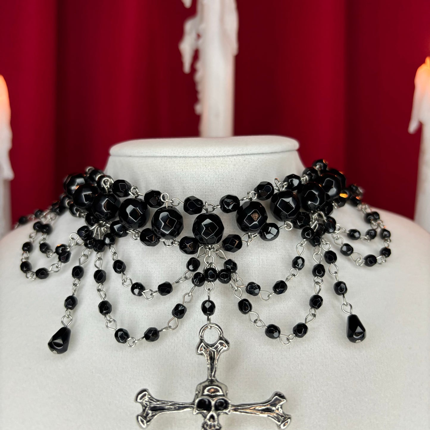 ♰ ‘𝔡𝔢𝔞𝔱𝔥𝔴𝔦𝔰𝔥’ 𝔟𝔢𝔞𝔡𝔢𝔡 𝔠𝔬𝔩𝔩𝔞𝔯 ♰