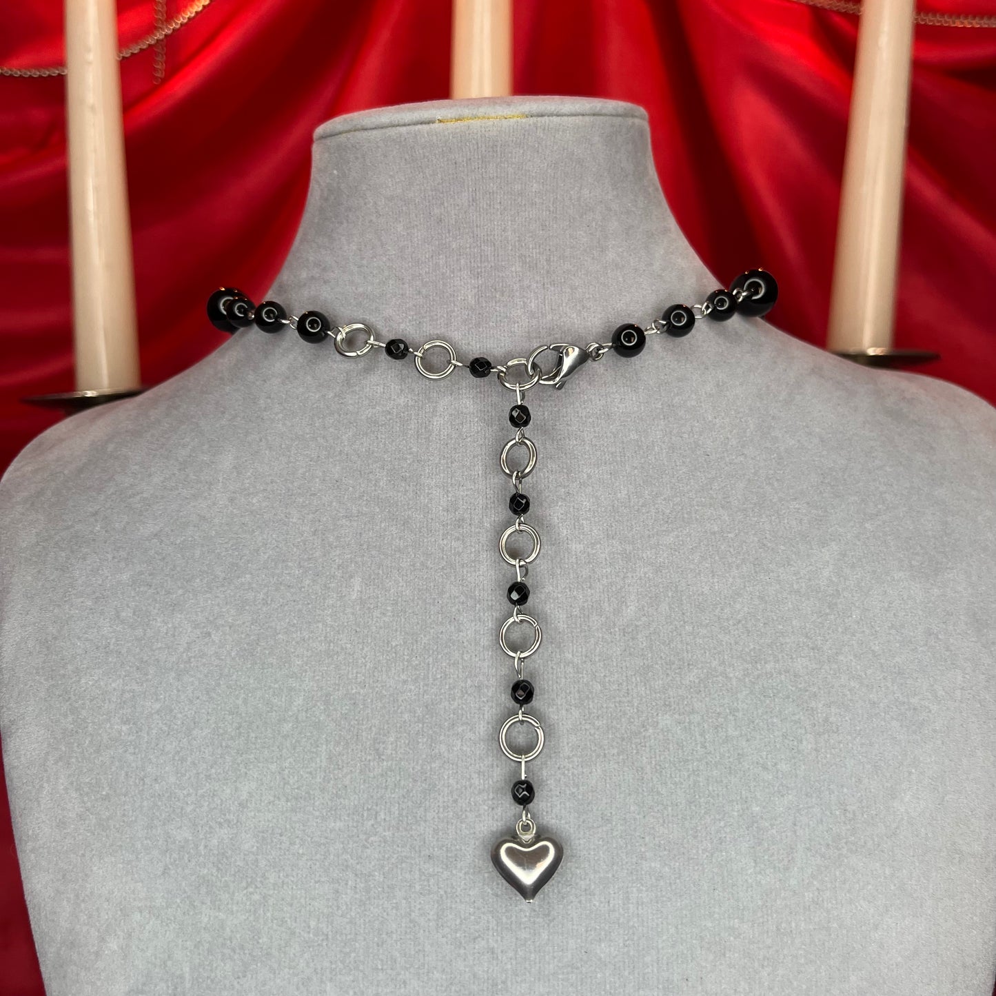 ⋆♱ ‘Baby Bat’ Coffin Necklace in Black ♱⋆