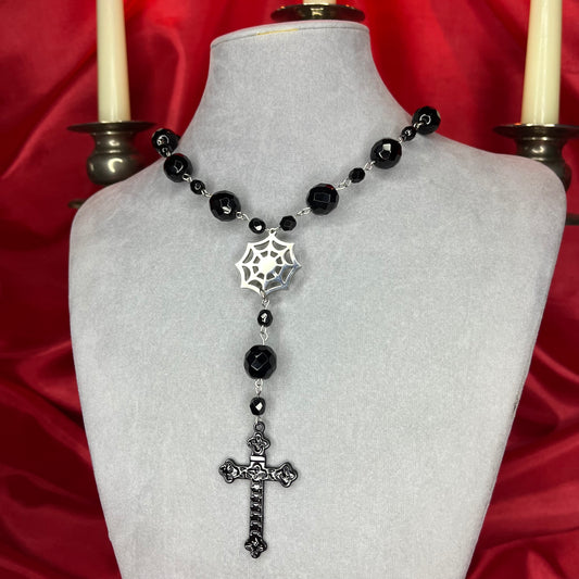 ⋆♱ ‘ Helena ‘ Mini Rosary Necklace ♱⋆