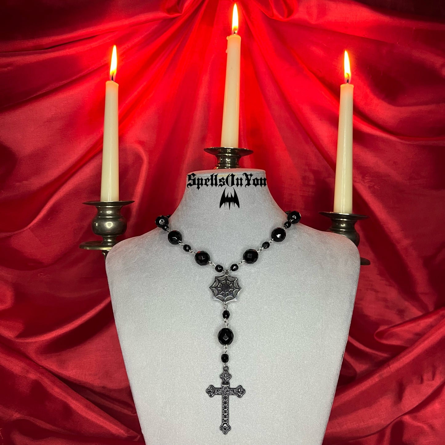⋆♱ ‘ Helena ‘ Mini Rosary Necklace ♱⋆