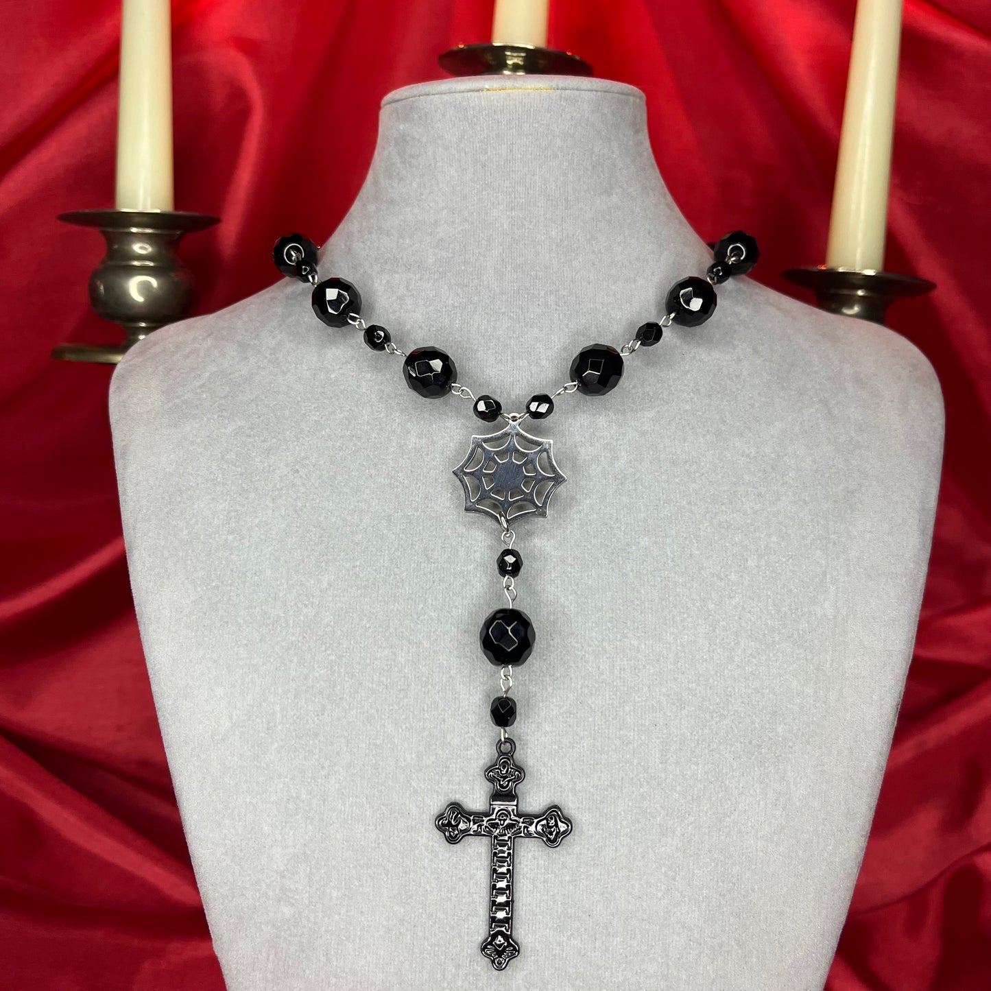 ⋆♱ ‘ Helena ‘ Mini Rosary Necklace ♱⋆