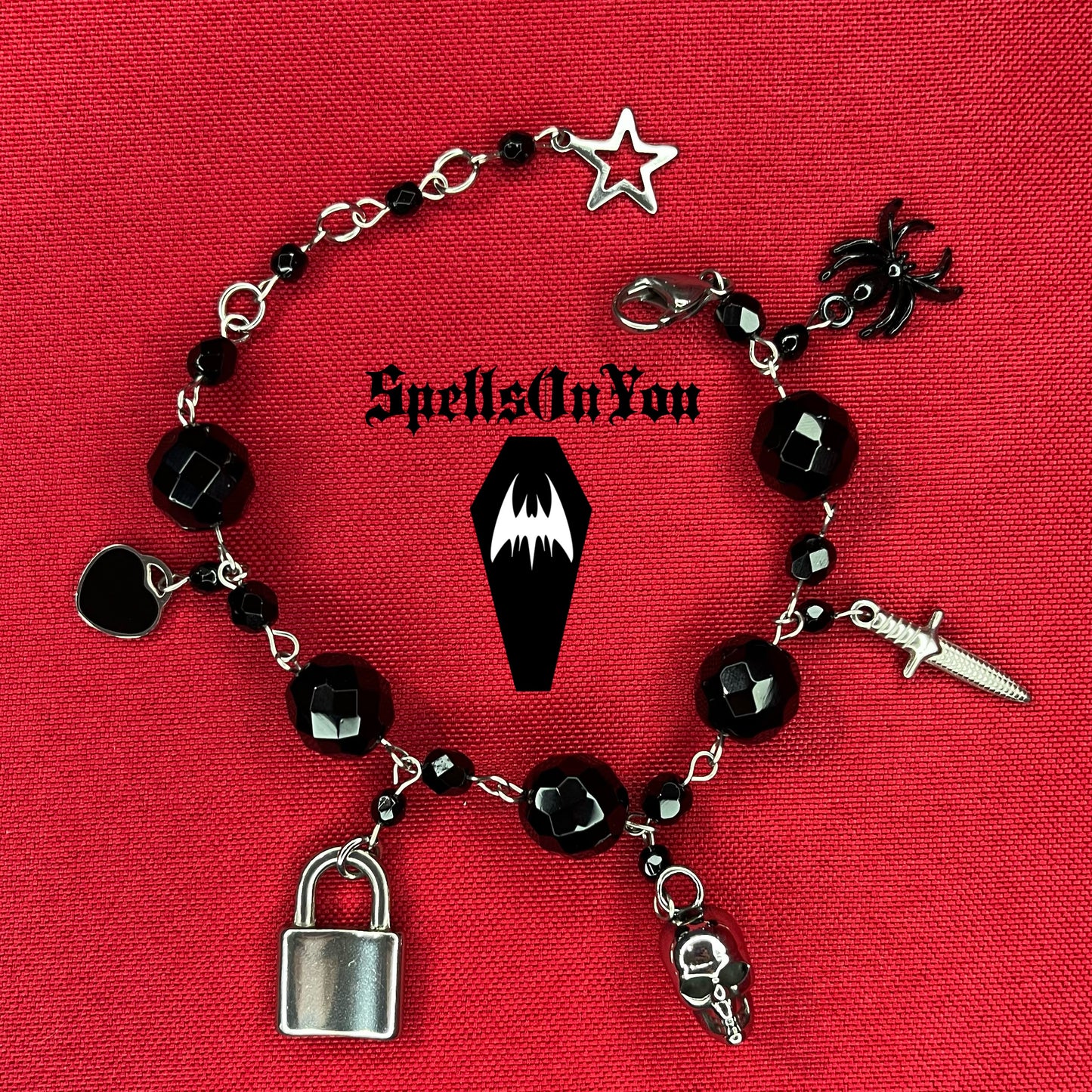 ⋆♱ ‘Industrial’ Chunky Charm Bracelet ♱⋆