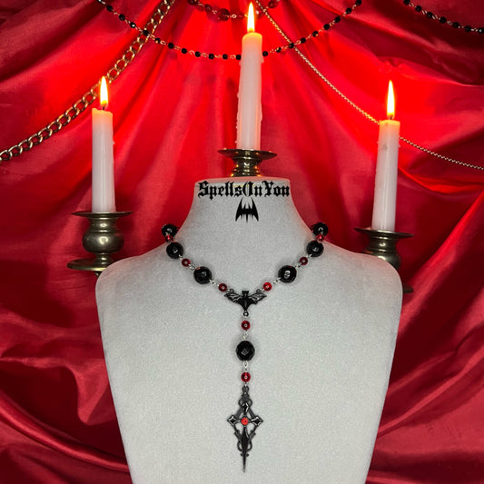 ⋆♱ ‘All Hail Me’ Mini Rosary Necklace ♱⋆