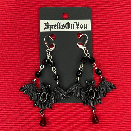 ⋆♱ ‘Baby Bat’ Drop Earrings ♱⋆