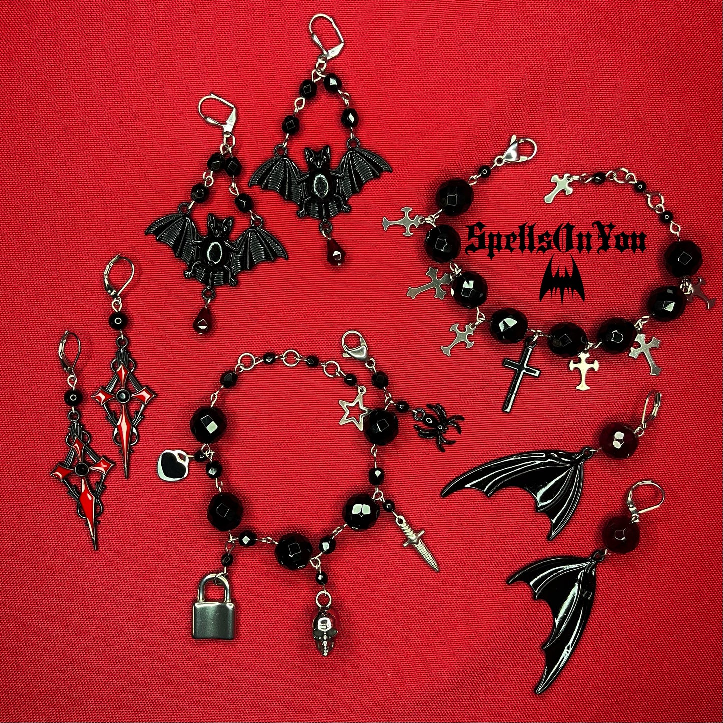 ⋆♱ ‘Industrial’ Chunky Charm Bracelet ♱⋆