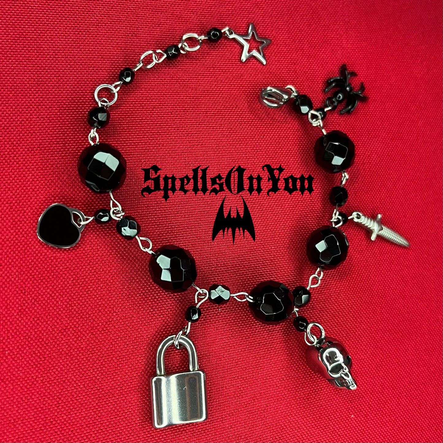 ⋆♱ ‘Industrial’ Chunky Charm Bracelet ♱⋆