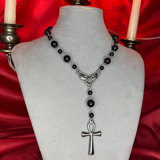 ⋆♱ ‘The Eternal’ Mini Rosary Necklace ♱⋆