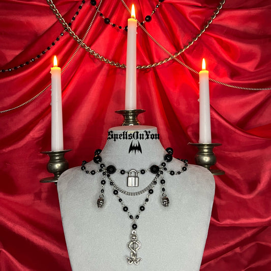 ⋆♱ ‘Crimewave’ Layered Necklace ♱⋆